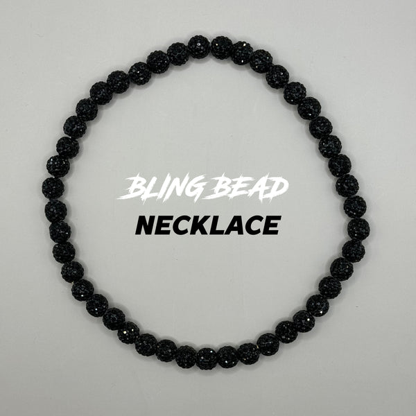 RAD - Bling Bead Necklace (All Blacks)