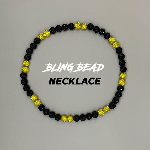 RAD - Bling Bead Necklace (Black/Yellows)