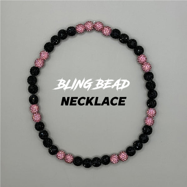 RAD - Bling Bead Necklace (Black/Pinks)