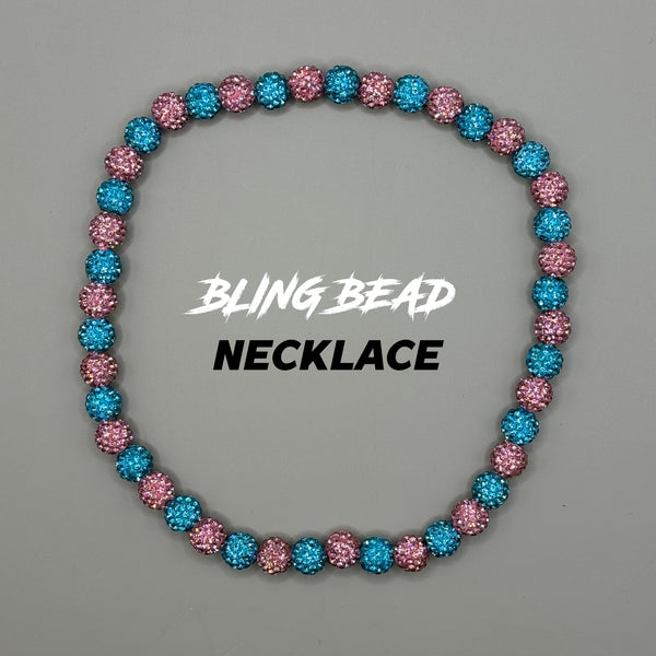 RAD - Bling Bead Necklace (Pink/Blues)