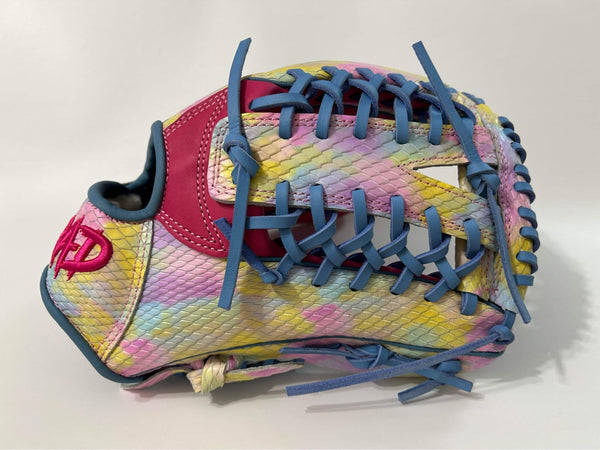 RAD Baseball Glove - Cotton Candy Snakeskin