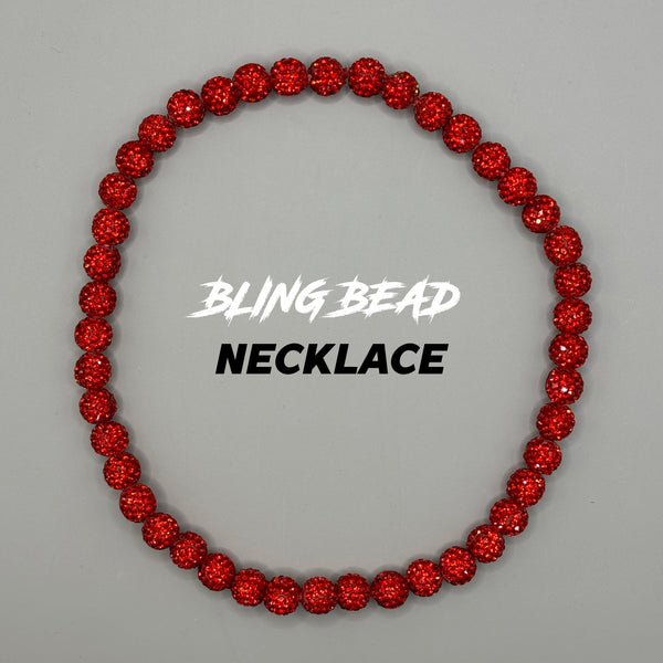 RAD - Bling Bead Necklace (All Reds)