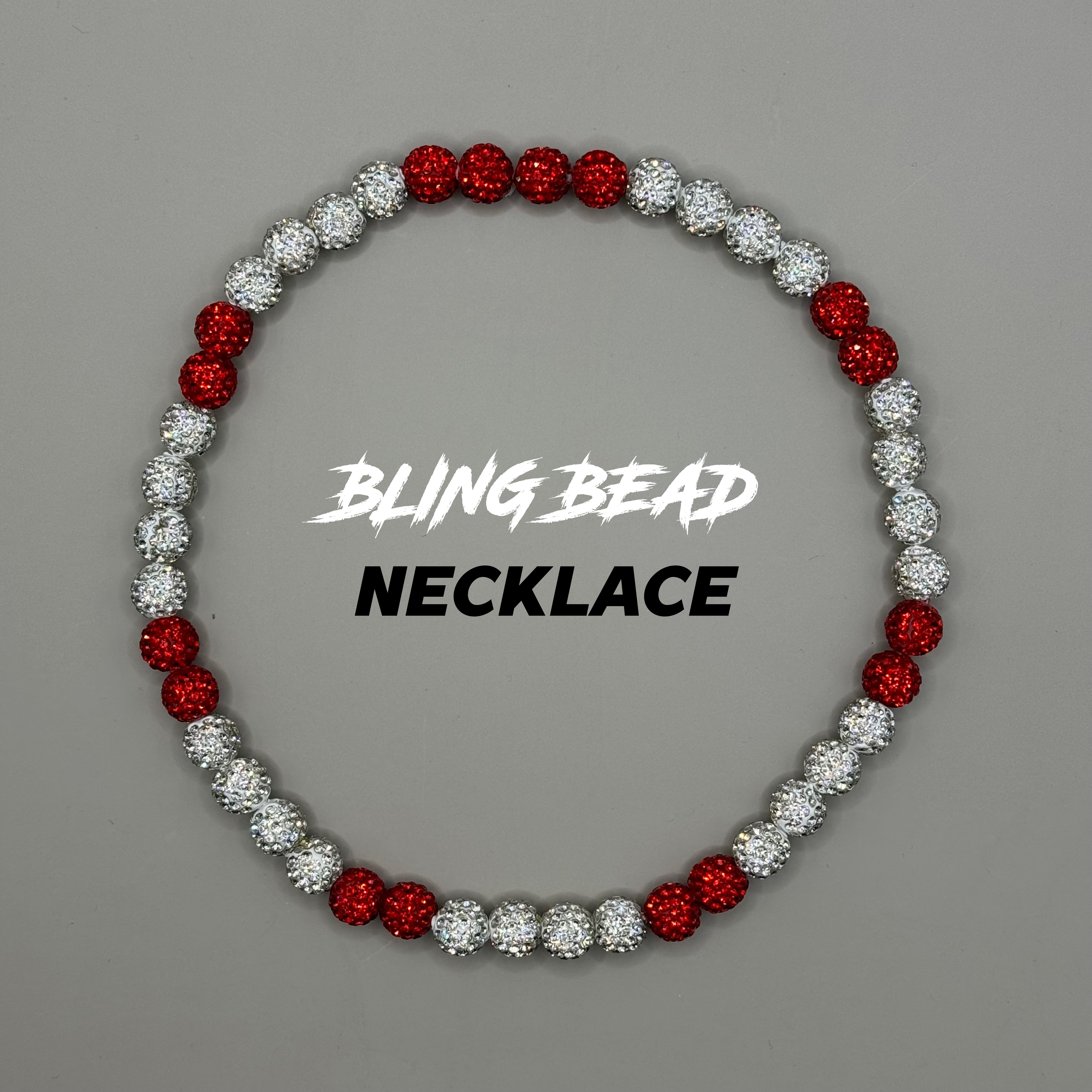 thumbnail image 2 of Amscan Bling Bead Party Necklace - 30 Orange Metallic Mardi Gras Style Necklaces 2 of 12