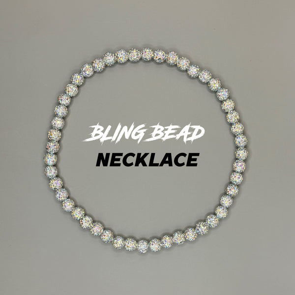 RAD - Bling Bead Necklace (All Whites)