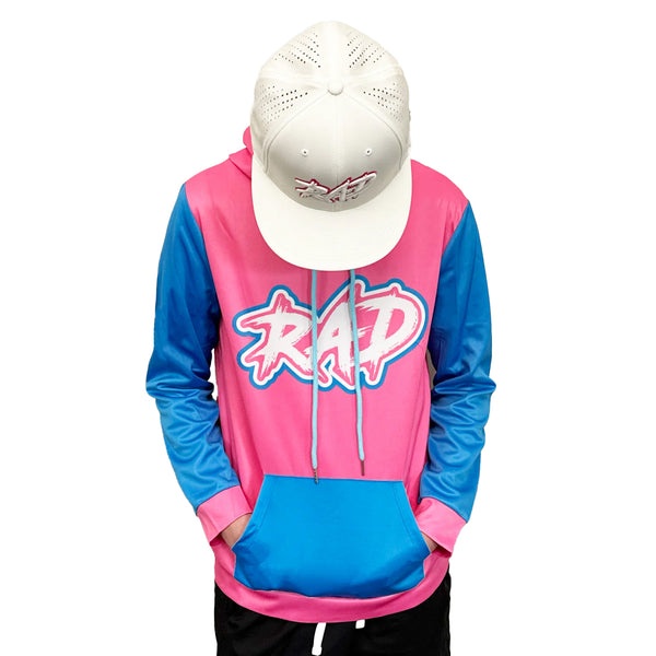 RAD - Logo Hoodie (Pink/Blue)