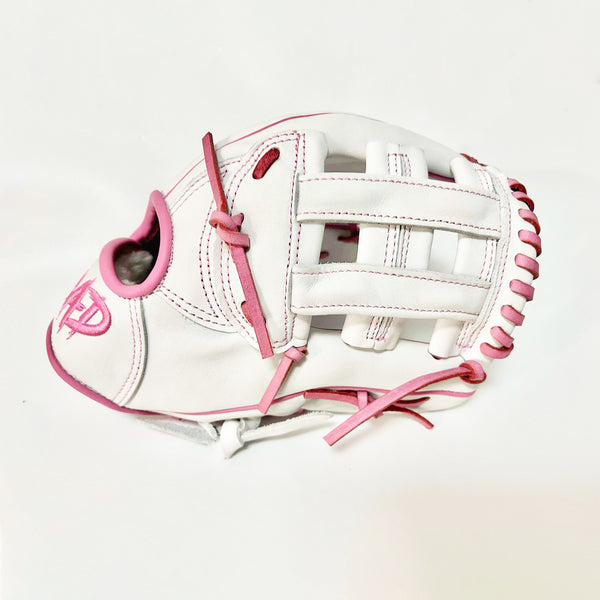 RAD Baseball Glove - White/Pink